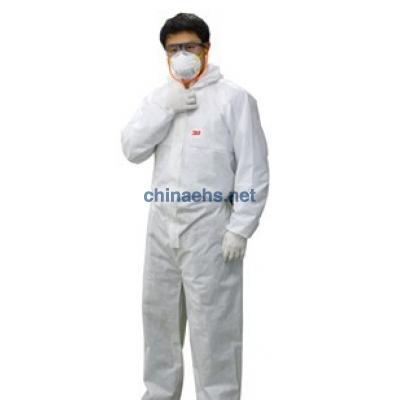 3M 4515 白色帶帽連體（Type5&6類防護(hù)）防護(hù)服（原4620升級）