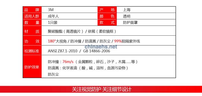 3M 1623AF 亞洲款舒適型防化學(xué)防霧護(hù)目鏡（無(wú)色鏡片，防霧）