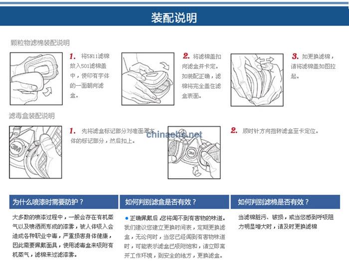 3M 6001CN防有機(jī)蒸氣、笨、汽油濾毒盒